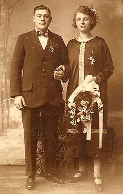 1925 - oktober - Cornelis Borger en Cornelia van 't Geloof